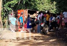 Pánico en la carretera: bus se vuelca en ruta Villanueva – Chinandega Foto: Vuelco de bus en Villanueva, Chinandega / TN8