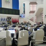 Diputados de Nicaragua exaltan a la juventud y rinden homenaje a José Dolores Estrada y Julio Buitrago Foto: Sesión parlamentaria en la Asamblea Nacional de Nicaragua / TN8