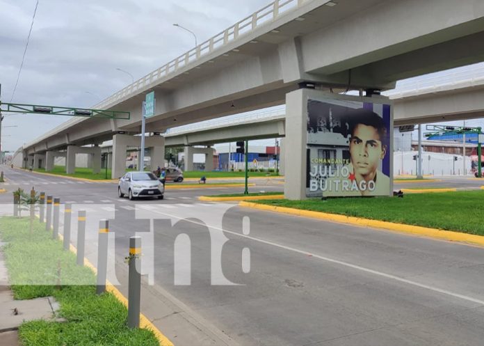 Foto: Nuevo Paso a Desnivel Comandante Julio Buitrago, en Managua / TN8