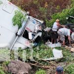Rutas de Jinotega se cobran víctimas: un lesionado y varios vehículos dañados Foto: Fuerte accidente en La Concordia, Jinotega / TN8