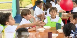 Foto: Merienda escolar a distribuirse en Managua / TN8