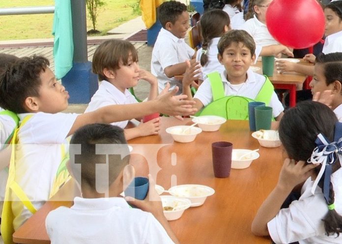 Foto: Merienda escolar a distribuirse en Managua / TN8 Foto: Merienda escolar a distribuirse en Managua / TN8