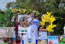 Ocotal celebra a su patrona la Virgen de la Asunción con colorido desfile de carrozas Foto: Festival de carrozas en Ocotal / TN8