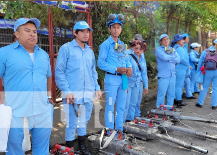 Foto: Fumigación y abatización por Managua / TN8 Foto: Fumigación y abatización por Managua / TN8