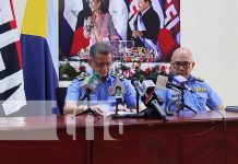 Foto: Declaración de la jefatura de la Policía Nacional en Nicaragua / TN8