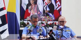 Foto: Declaración de la jefatura de la Policía Nacional en Nicaragua / TN8