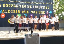 “Alegría que Nos Une”: Estudiantes de Granada protagonizan jornada de inclusión Foto: Actividad con personas con discapacidad desde colegio en Granada / TN8