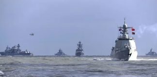 Foto: Rusia y China practican guerra real en el mar de Japón /Cortesía