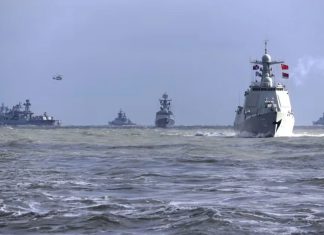 Foto: Rusia y China practican guerra real en el mar de Japón /Cortesía