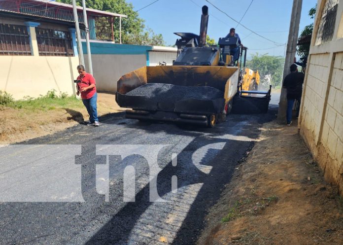 Foto: Reparación de calles en La Zacatera, Distrito III de Managua / TN8 Foto: Reparación de calles en La Zacatera, Distrito III de Managua / TN8