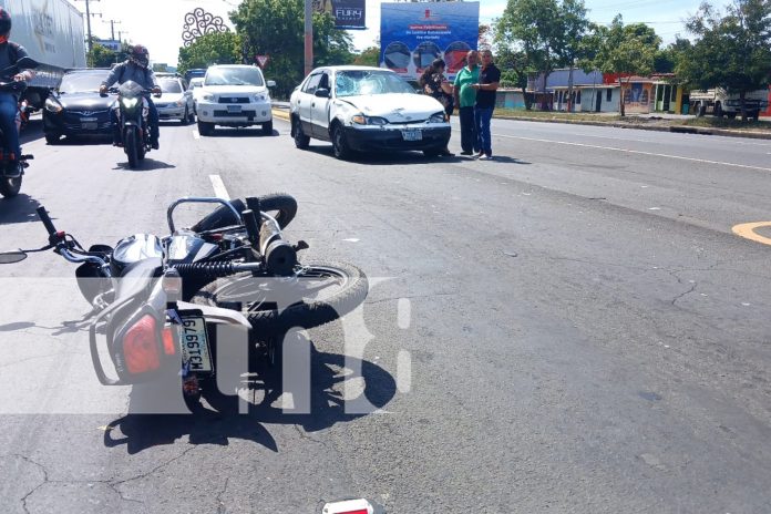 Foto: Madre y pequeño víctimas de otra caballada en Managua /TN8
