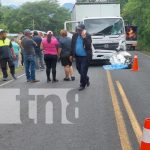 Accidente de tránsito en Condega, Estelí, cobra la vida de un joven motociclista Foto: Mortal accidente en Condega, Estelí / TN8