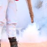 Fumigación profunda y eficaz abatización en el barrio San Luis, Managua Foto: Fumigación en el barrio San Luis, Managua / TN8