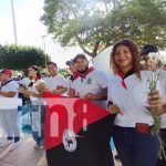 De Tomás a Fidel: Homenaje y reconocimiento de la Juventud en Nicaragua Foto: Homenaje de la Juventud Sandinista a Tomás Borge y Fidel Castro / TN8