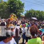 Santo Domingo de Abajo inicia su recorrido hacia la capital entre fe, promesas y tradición Foto: Santo Domingo de Abajo y su recorrido por Managua / TN8