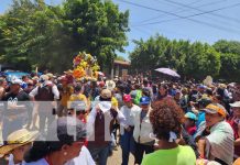 Santo Domingo de Abajo inicia su recorrido hacia la capital entre fe, promesas y tradición Foto: Santo Domingo de Abajo y su recorrido por Managua / TN8