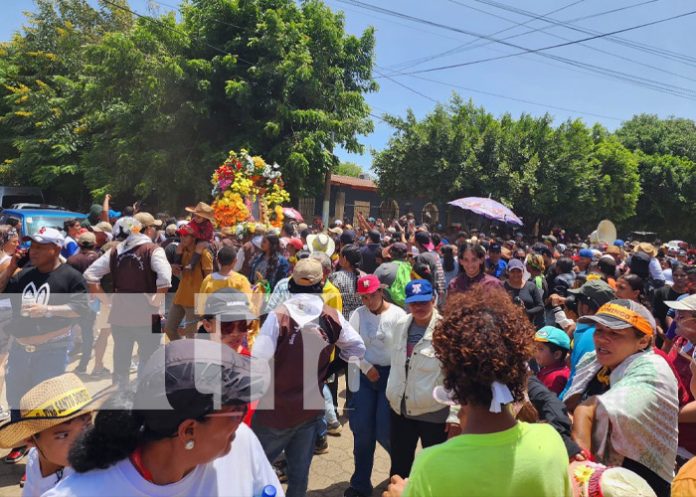 Foto: Santo Domingo de Abajo y su recorrido por Managua / TN8 Foto: Santo Domingo de Abajo y su recorrido por Managua / TN8