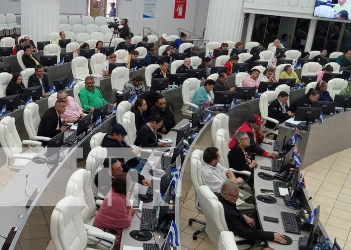 Foto: Sesión parlamentaria en Nicaragua / TN8