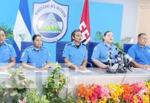 Foto: Presentación de informe por parte del MINT Nicaragua / TN8