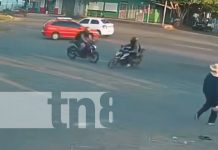 Foto: Terrible accidente en el Distrito VI de Managua / TN8