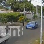De película: Robó un tele de un camión en movimiento en Bello Horizonte, Managua Foto: Robo de televisor a plena luz del día en Bello Horizonte, Managua / TN8