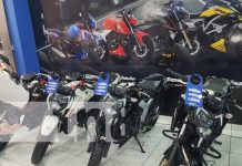 Foto: Motocicletas TVS en Multicentro Las Américas / TN8