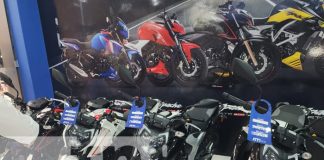 Foto: Motocicletas TVS en Multicentro Las Américas / TN8
