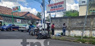 Foto: Accidente cerca de la Mansión Teodolinda, en Managua / TN8