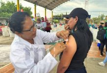 Lanzan en Somotillo jornada nacional de vacunación contra la fiebre amarilla Foto: Vacunación contra la fiebre amarilla desde Somotillo, Chinandega / TN8