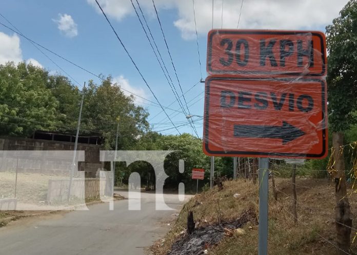 Foto: Nueva vía alterna en el km 9.5 de Carretera Vieja a León (Managua) / TN8 Foto: Nueva vía alterna en el km 9.5 de Carretera Vieja a León (Managua) / TN8