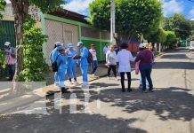 Foto: Fumigación y abatización en barrios de Managua / TN8