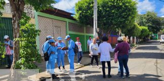 Foto: Fumigación y abatización en barrios de Managua / TN8