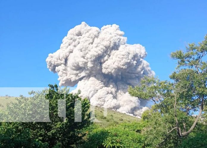 Foto: Actividad en el Volcán Telica / TN8 Foto: Actividad en el Volcán Telica / TN8