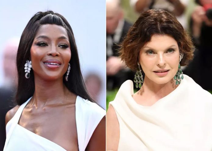 Foto: Linda Evangelista y Naomi Campbell /cortesía