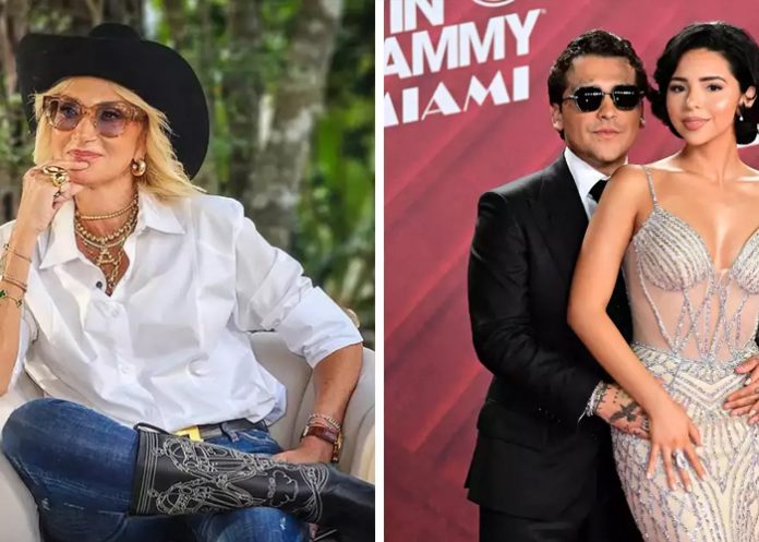 Foto: Adela Micha sobre Nodal y Ángela Aguilar /cortesía Foto: Adela Micha sobre Nodal y Ángela Aguilar /cortesía