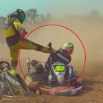 Carrera de karts termina con pelea entre pilotos y se vuelve viral (VIDEO) Foto: Carrera de karts termina con pelea entre pilotos y se vuelve viral / Cortesía