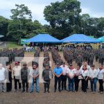 Ejército de Nicaragua celebra 46 aniversario en el Triángulo Minero Foto: Ejército de Nicaragua honra a héroes y mártires/ TN8