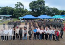 Ejército de Nicaragua celebra 46 aniversario en el Triángulo Minero Foto: Ejército de Nicaragua honra a héroes y mártires/ TN8