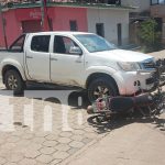 Imprudente ignora señal de tránsito y choca contra vehículo en Jalapa Foto: Imprudente ignora señal de tránsito y choca contra vehículo en jalapa/TN8