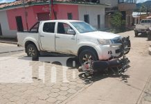 Imprudente ignora señal de tránsito y choca contra vehículo en Jalapa Foto: Imprudente ignora señal de tránsito y choca contra vehículo en jalapa/TN8