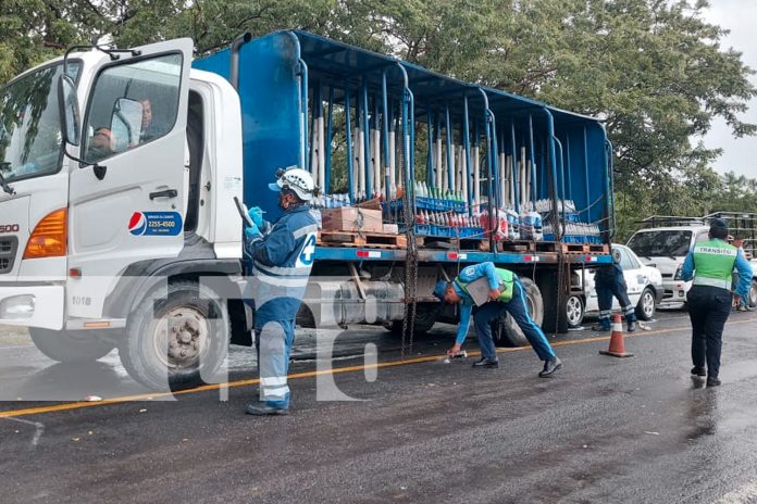 Foto: Madriz daños materiales tras triple accidente/TN8