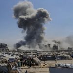 Israel intensifica el exterminio en Gaza dejando al menos 34 muertos Foto: Israel bombardea Gaza /cortesía