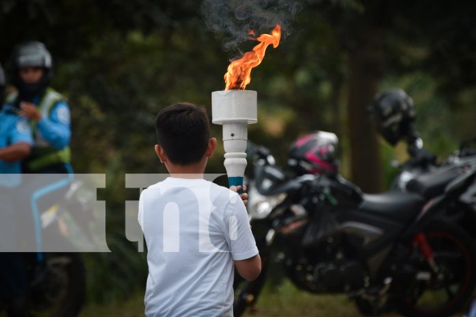 Foto: Nicaragua recibe la Antorcha de la unidad centroamericana/TN8 Foto: Nicaragua recibe la Antorcha de la unidad centroamericana/TN8