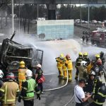 Impactante explosión de pipa de gas en México deja al menos tres muertos Foto: Explosión en México /cortesía