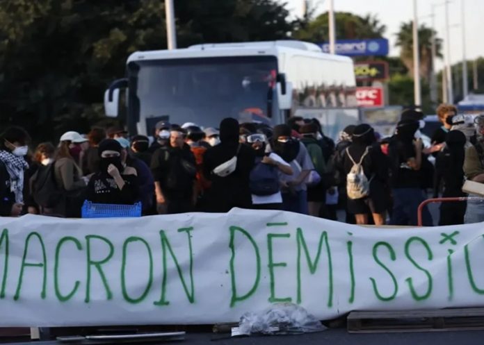 Foto: Estudiantes paralizan Francia /cortesía Foto: Estudiantes paralizan Francia /cortesía