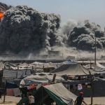 Israel mata al menos a 36 palestinos en Gaza durante la madrugada Foto: Israel bombardea sobre Gaza /cortesía