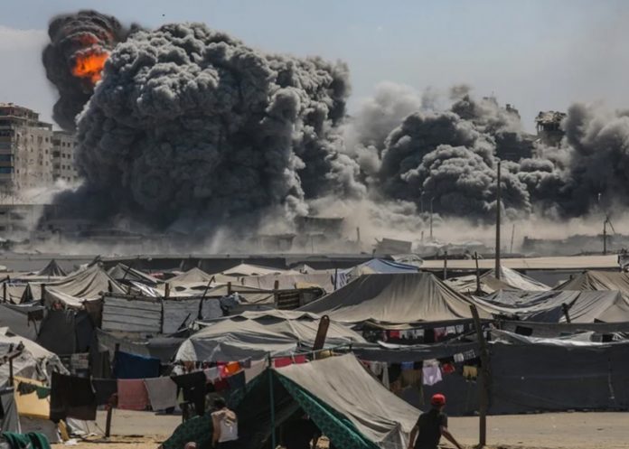 Foto: Israel bombardea sobre Gaza /cortesía Foto: Israel bombardea sobre Gaza /cortesía