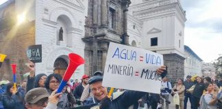 Foto: Protestas en Ecuador /cortesía