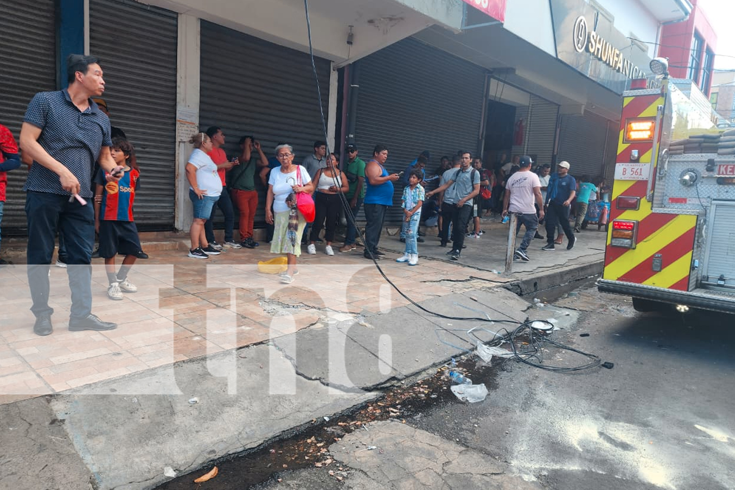 Foto: Managua Conato de incendio en el Oriental/TN8