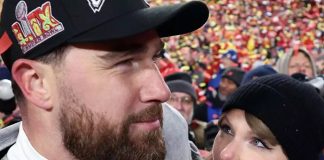 Foto: Travis Kelce y Taylor Swift /cortesía